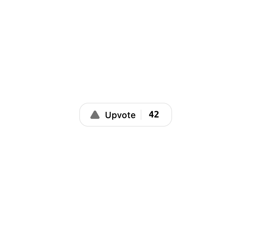 Animated Upvote Toggle
