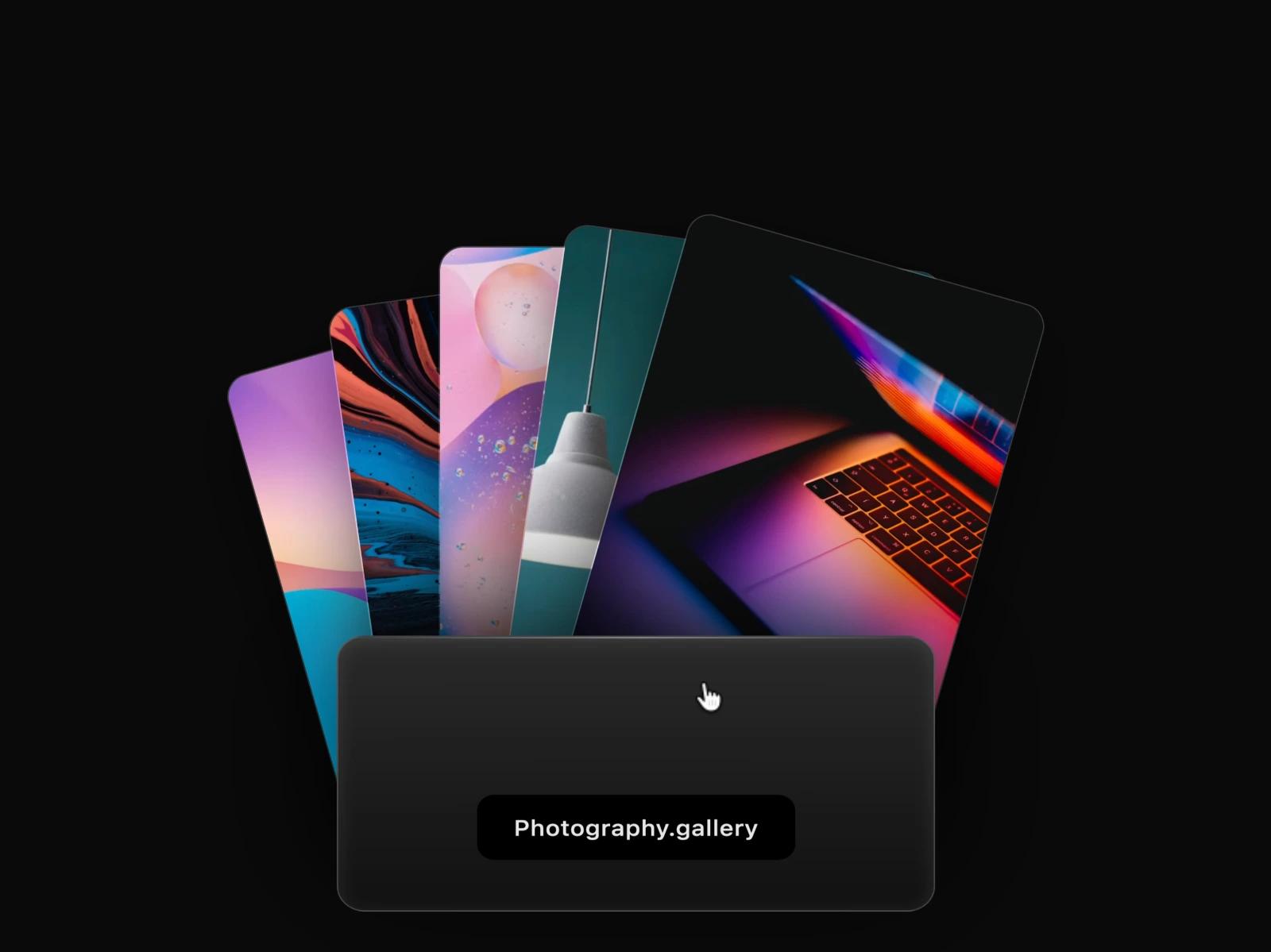 Interactive Folder Gallery