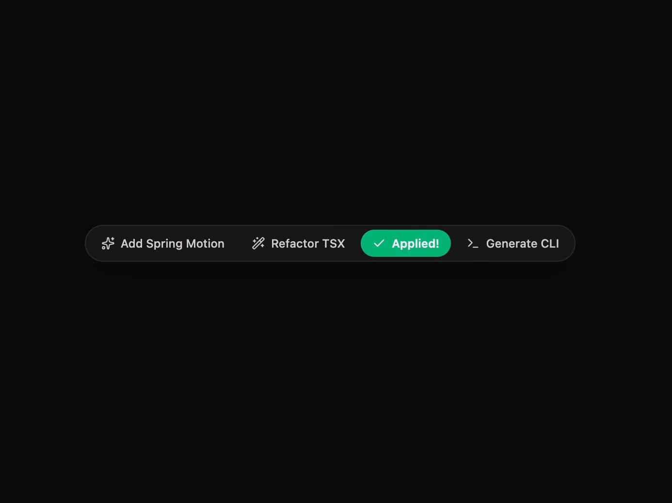 AI Floating Toolbar