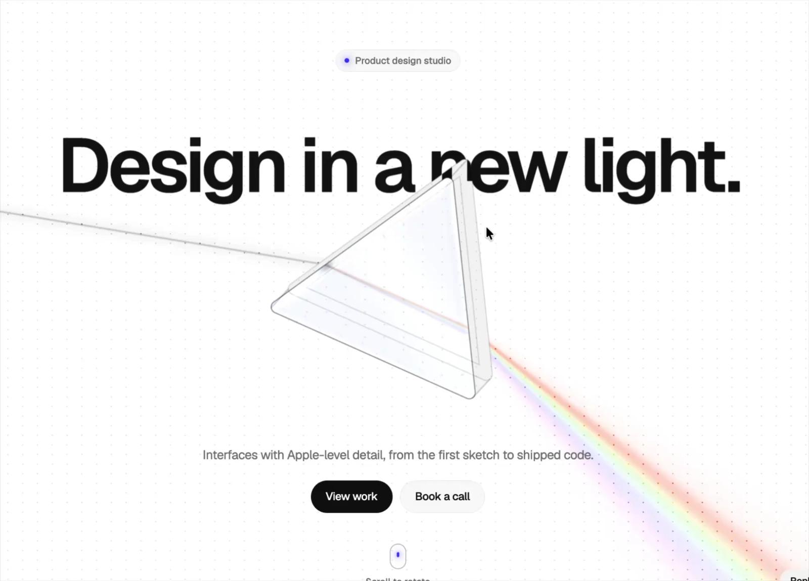 Glass Prism Hero