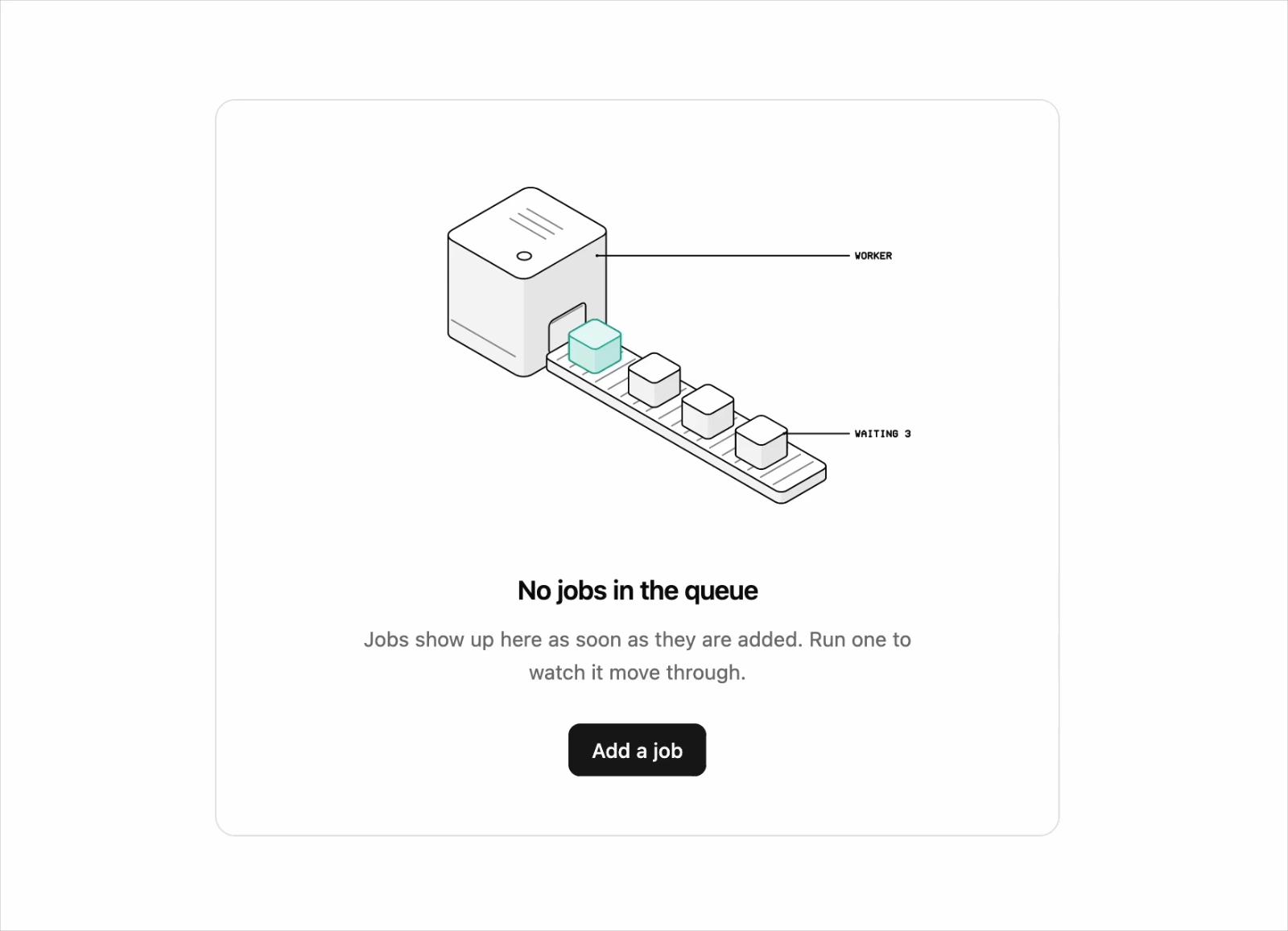Illos Queue Empty State