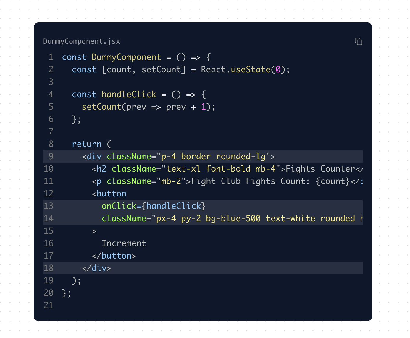 Code block