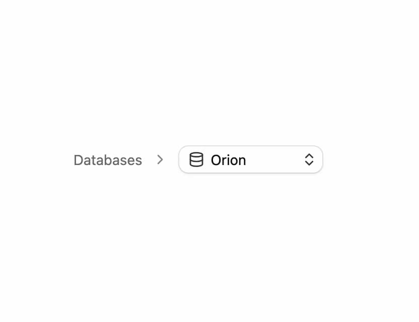 Breadcrumb With Select Dropdown