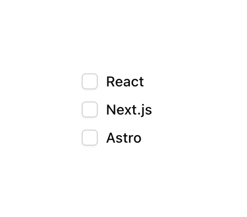 Checkbox