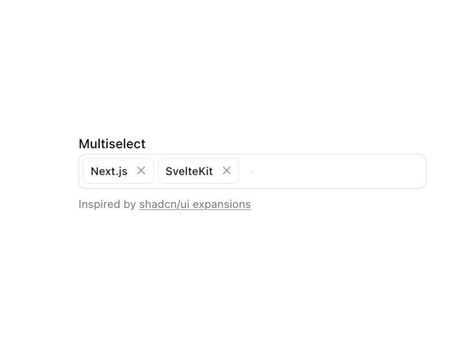 Multiselect