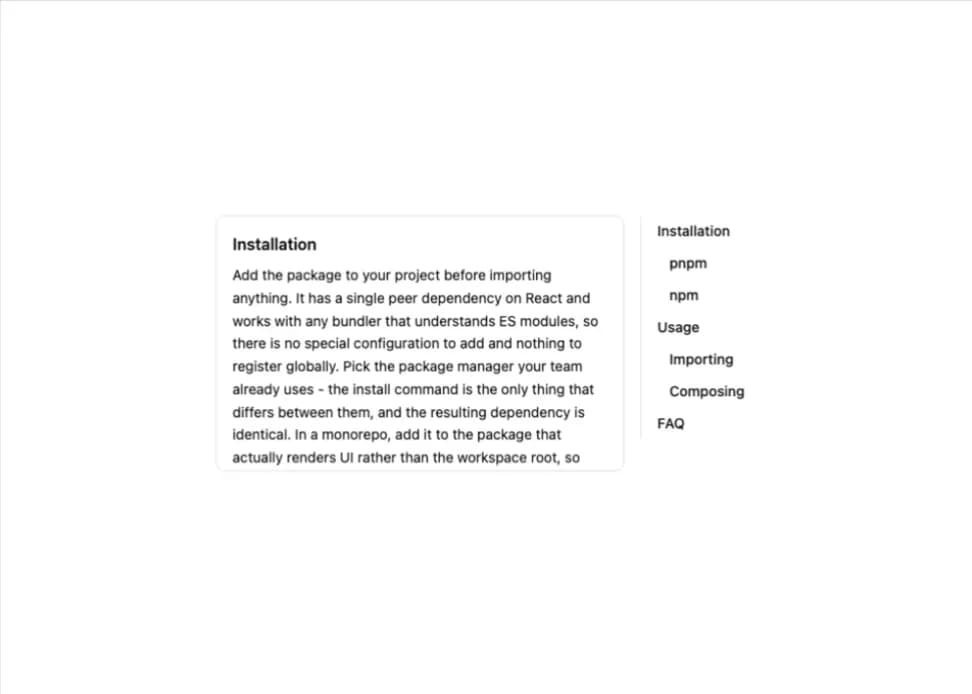 Table of Contents