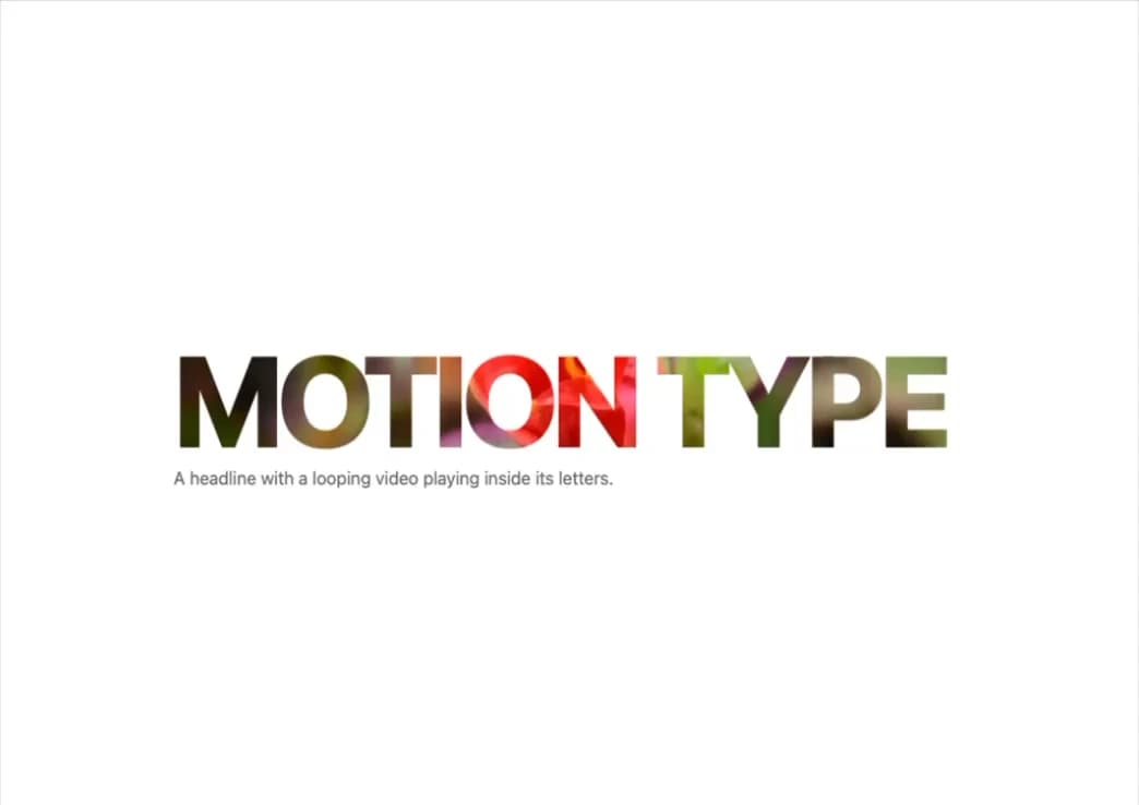 Video Text
