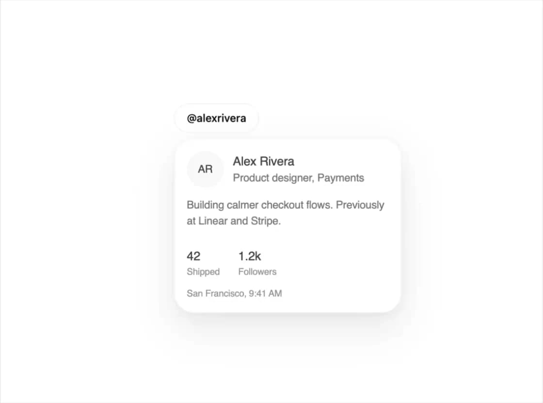 Hover Card