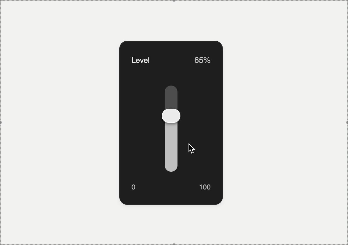 Matte Meter Slider