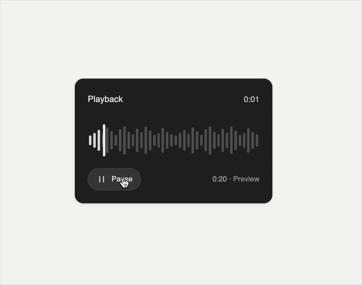 Playback Scrubber