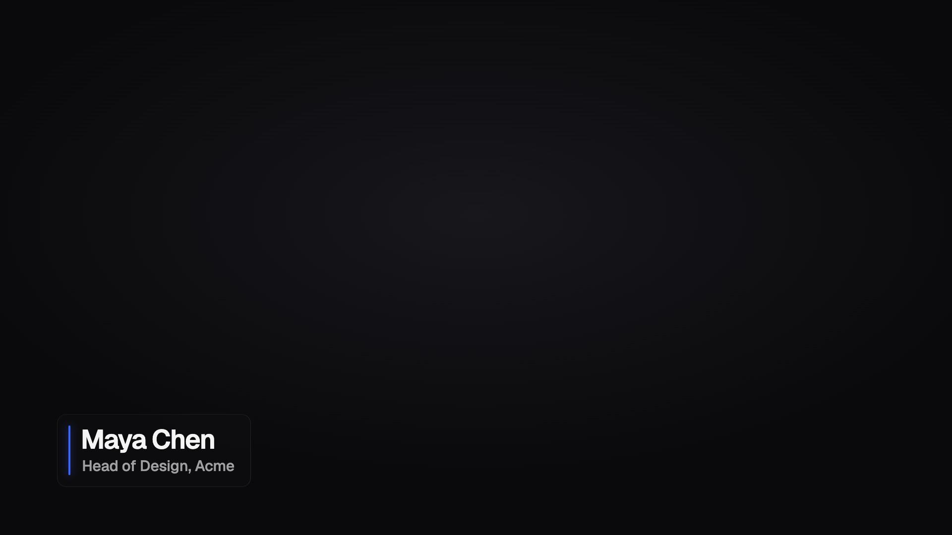 Lower Third preview
