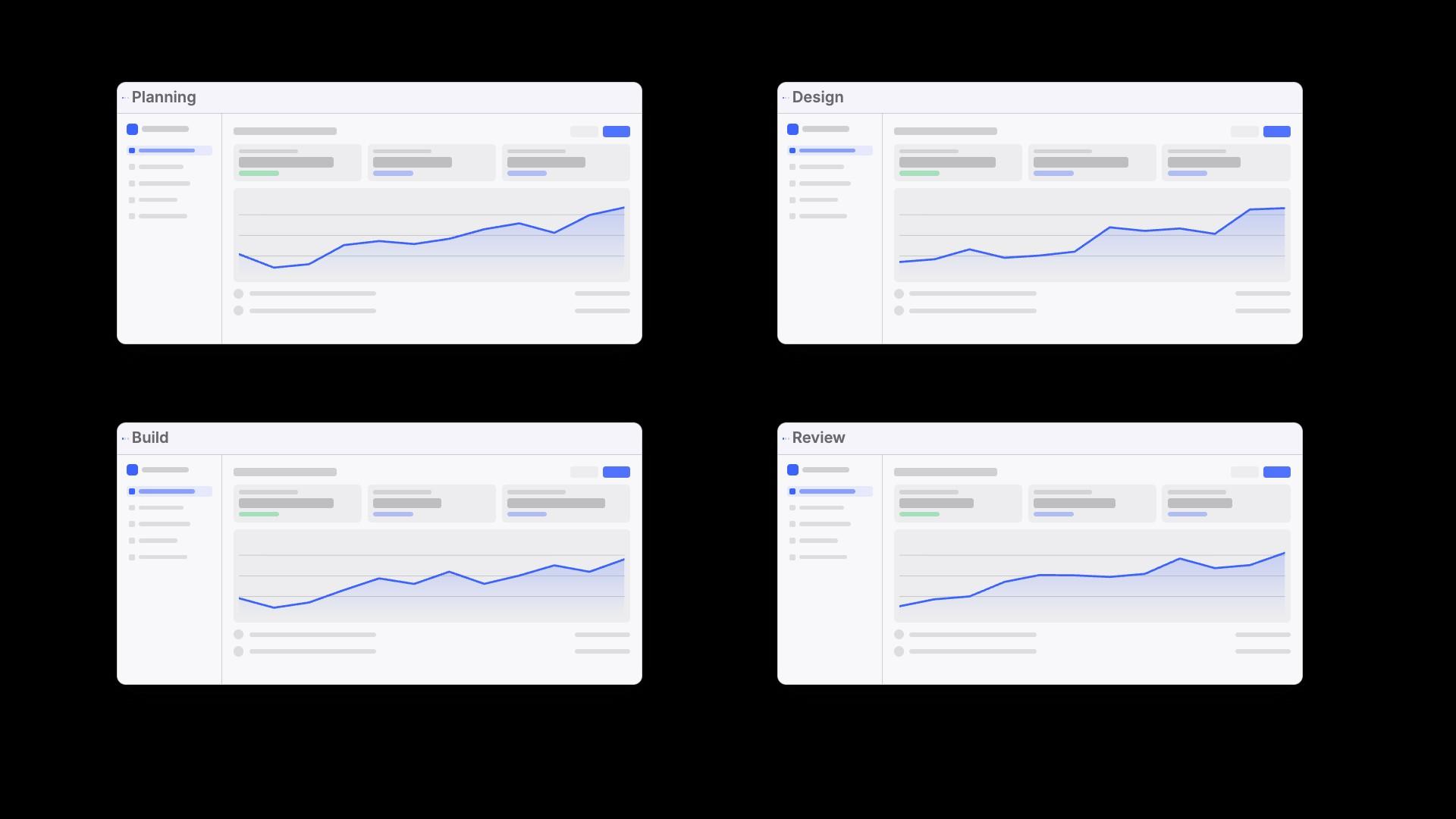 Orbiting application windows preview