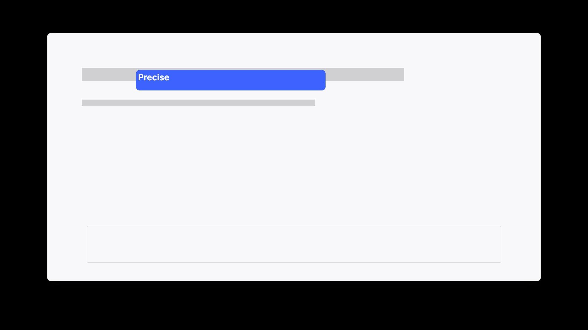 Model menu selects working mode preview