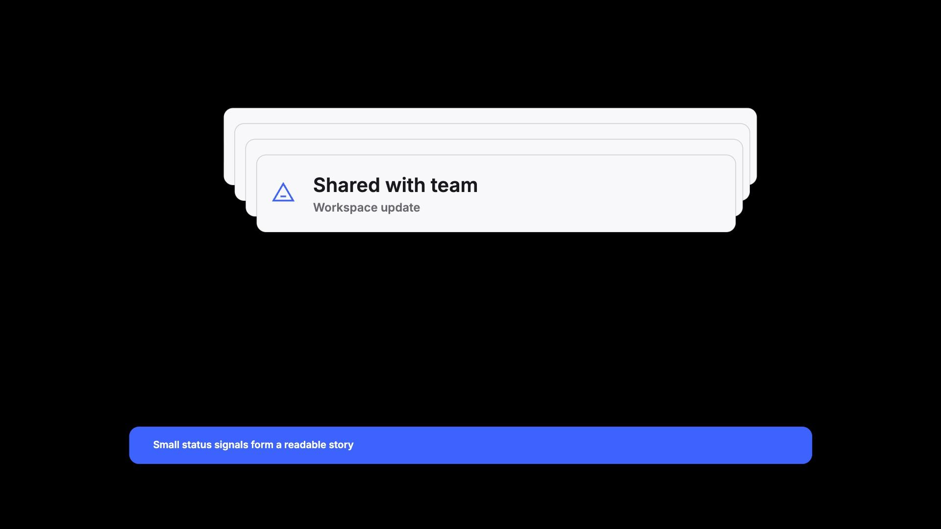 Status Notification Cascade preview