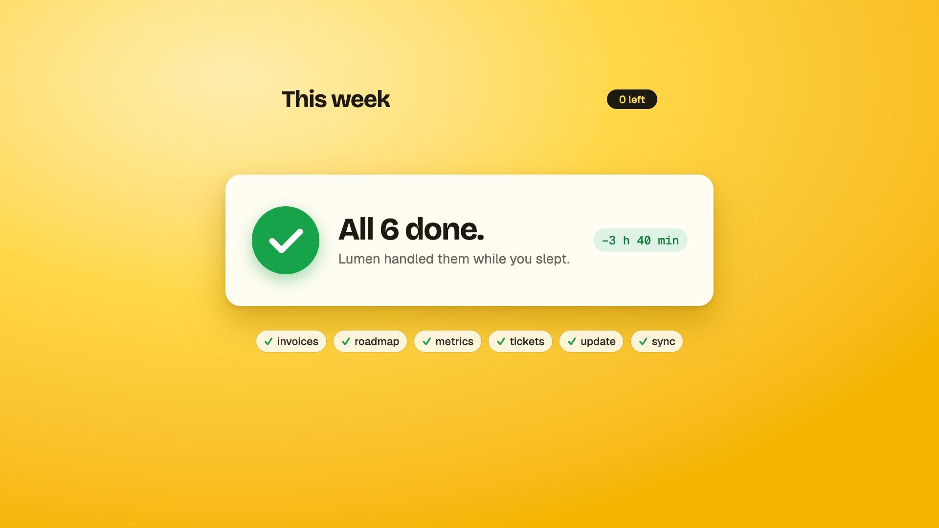 Checklist Done In One preview