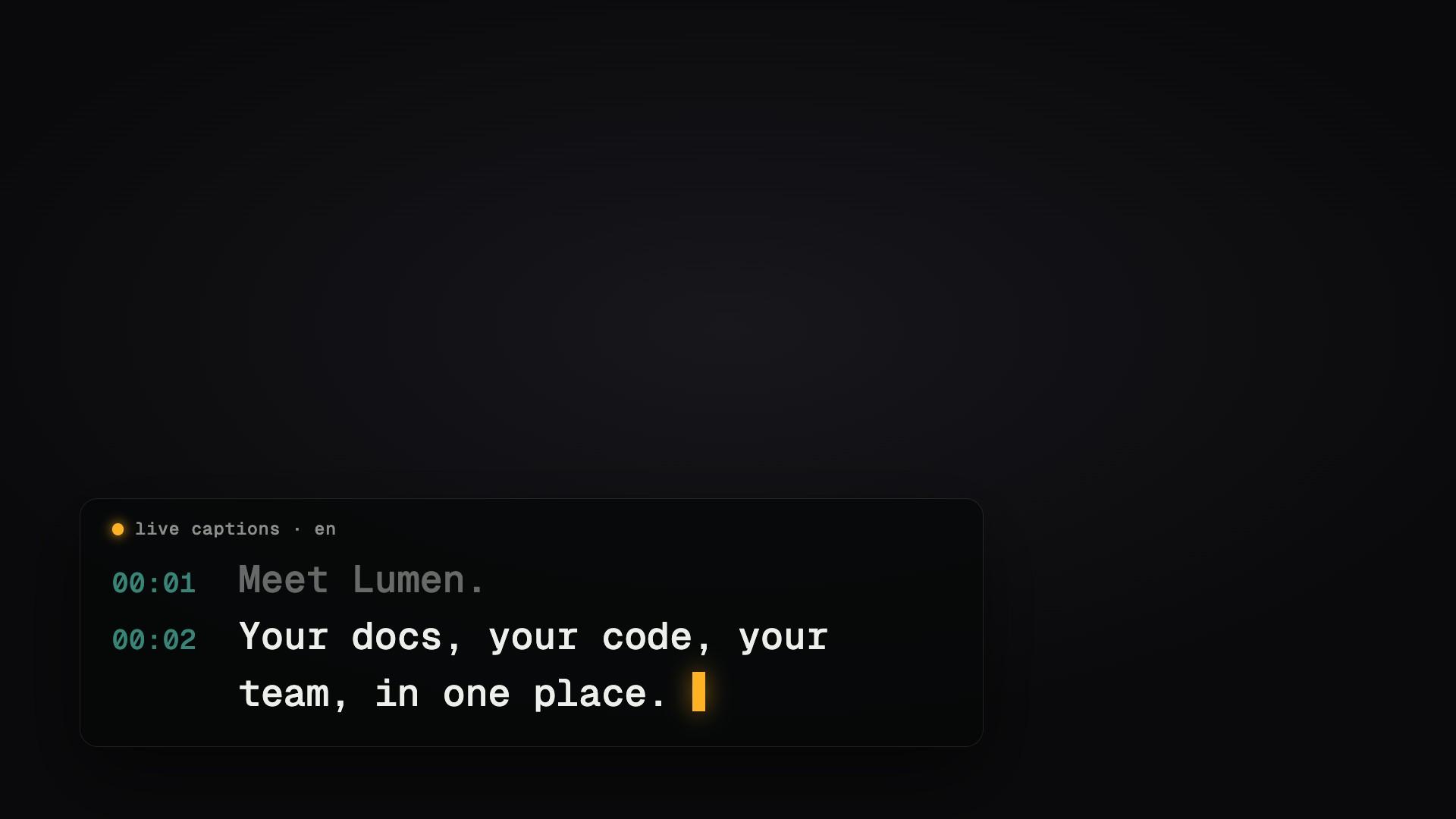 Typewriter Transcript preview
