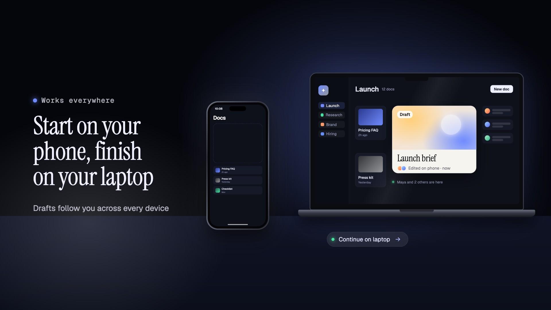 Phone To Laptop Handoff preview
