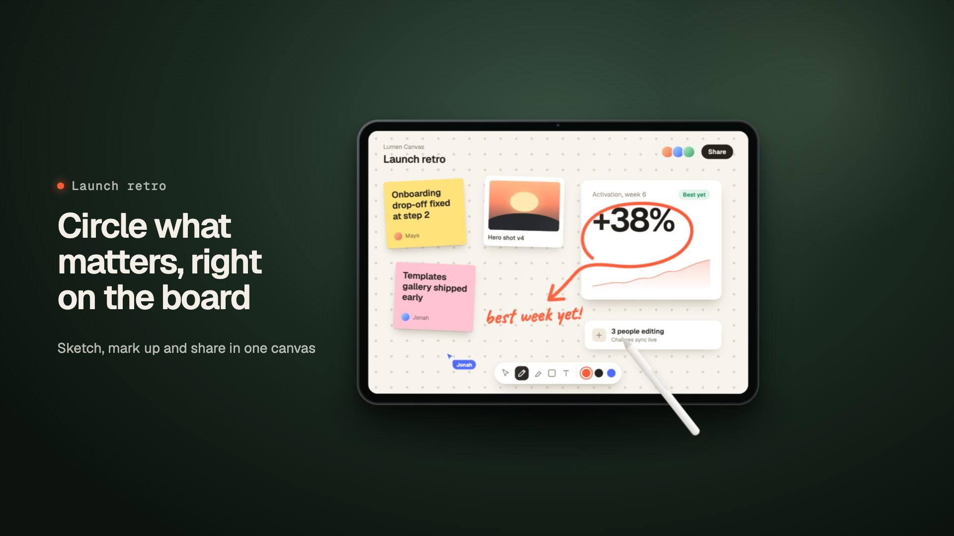 Tablet Stylus Markup preview