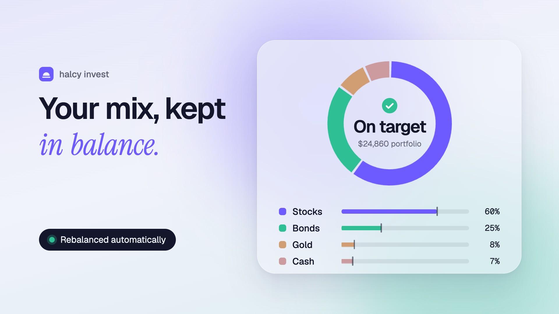 Portfolio Rebalance Donut preview