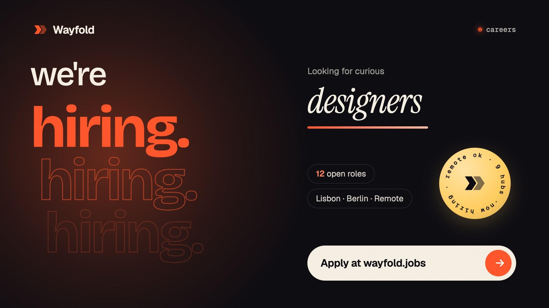 We're Hiring Kinetic preview