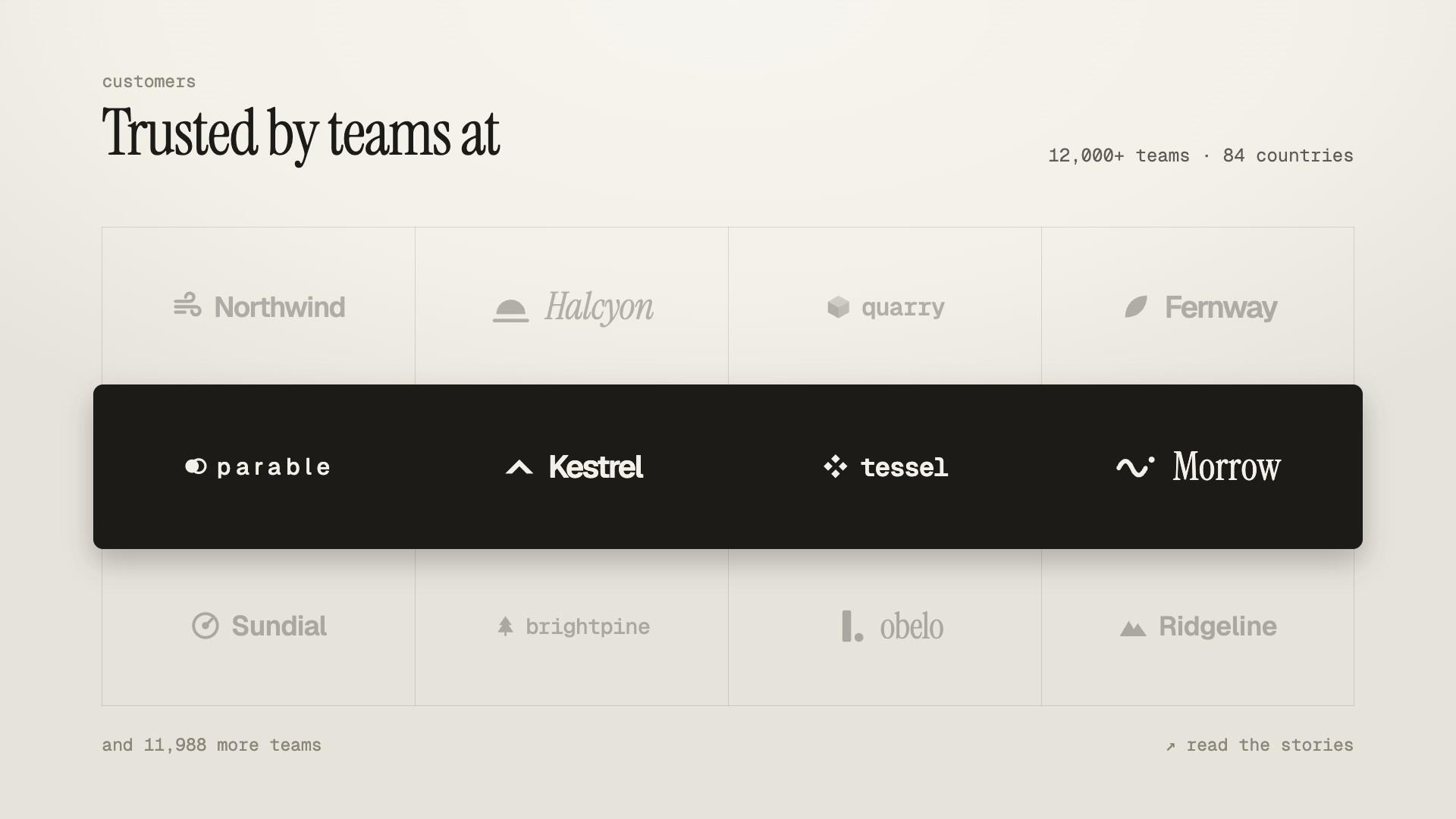 Customer Logo Wall preview