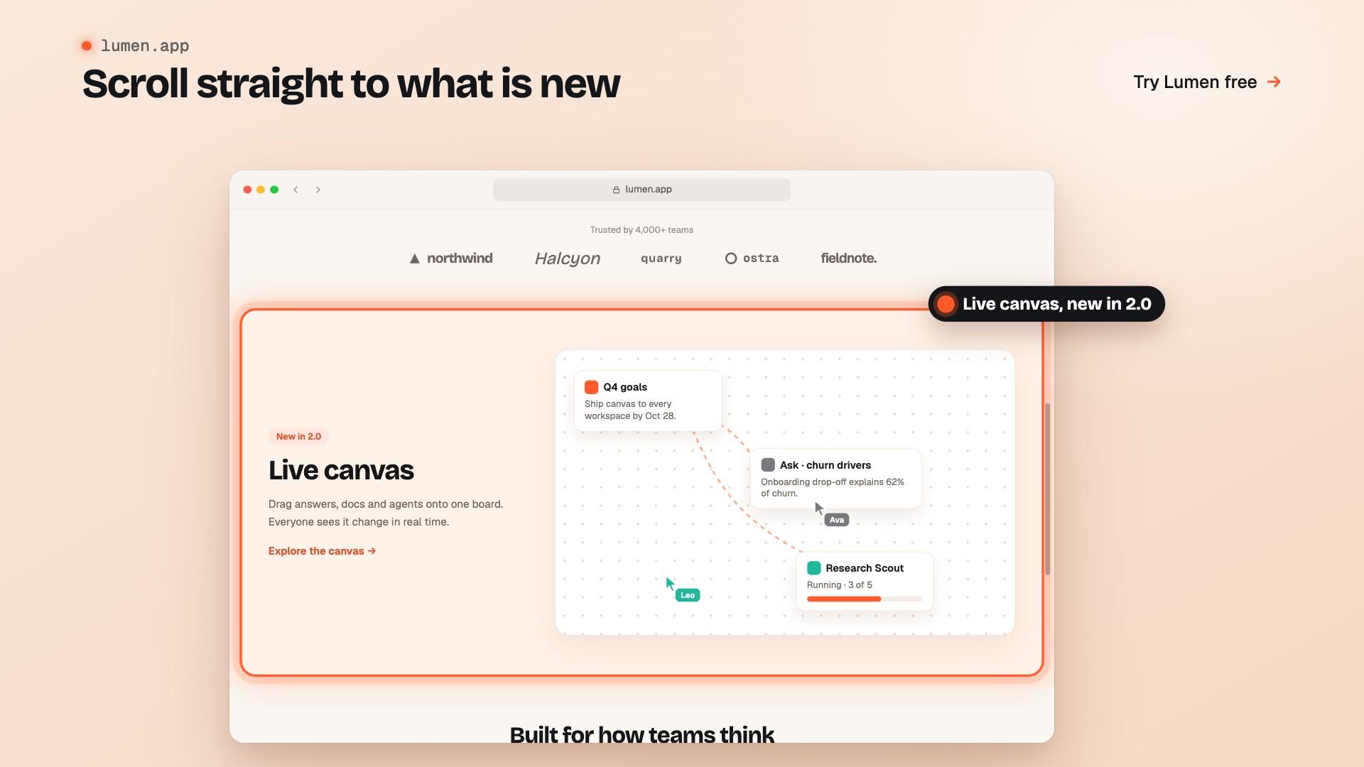 Landing Page Scroll preview