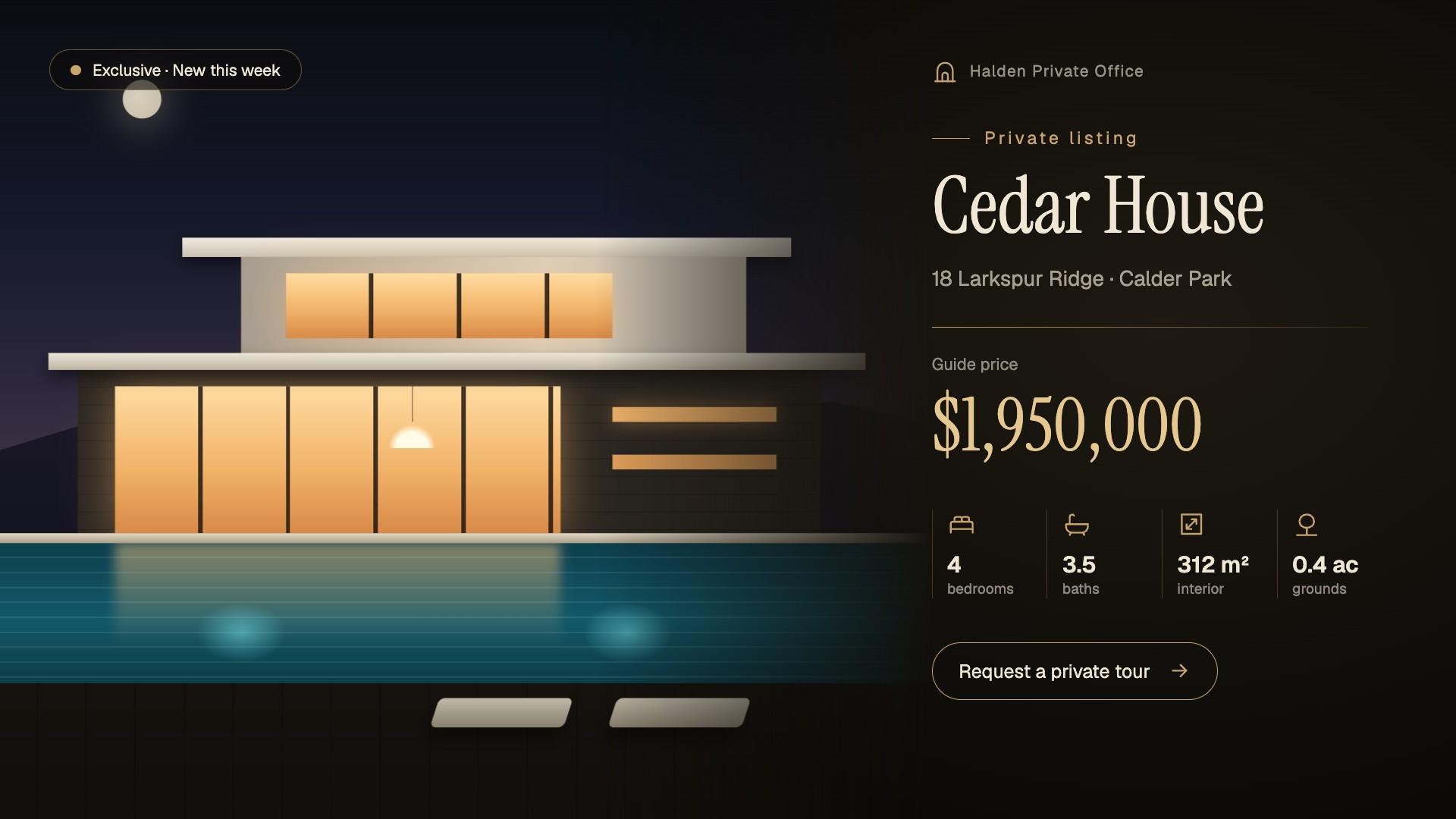 Luxury Listing Card preview