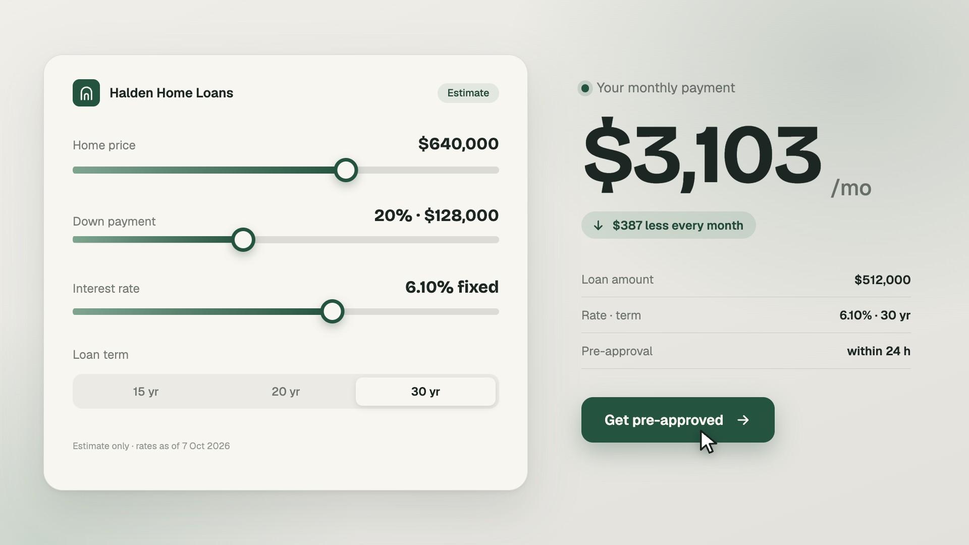 Mortgage Payment Calculator preview