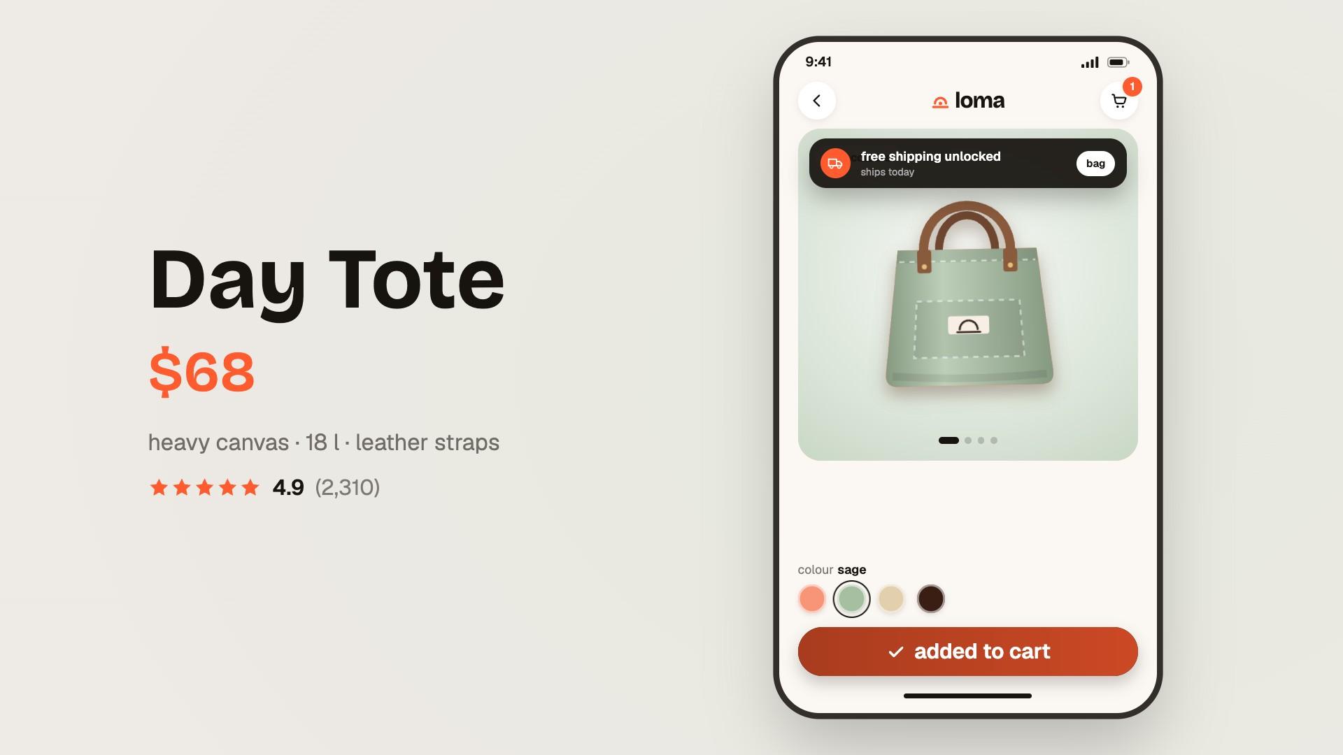 Add To Cart Flow preview