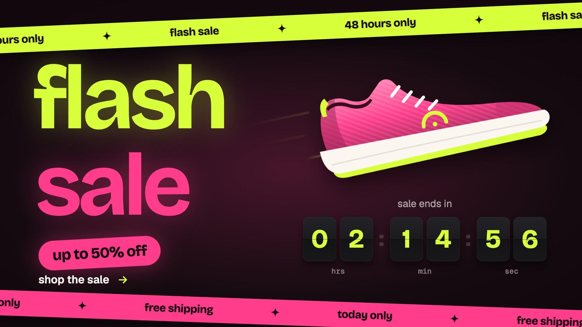Neon Flash Sale preview