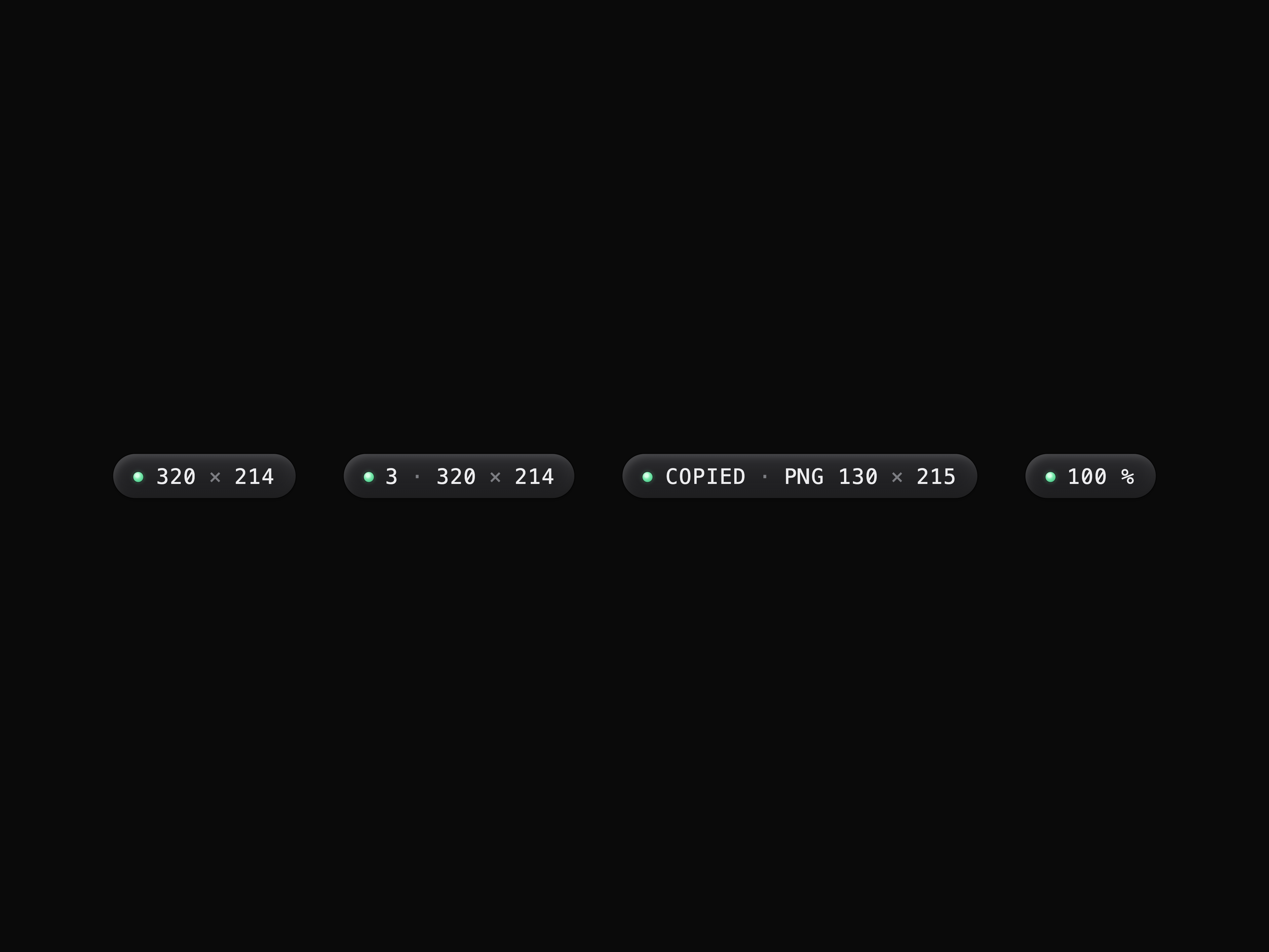 Size Readout