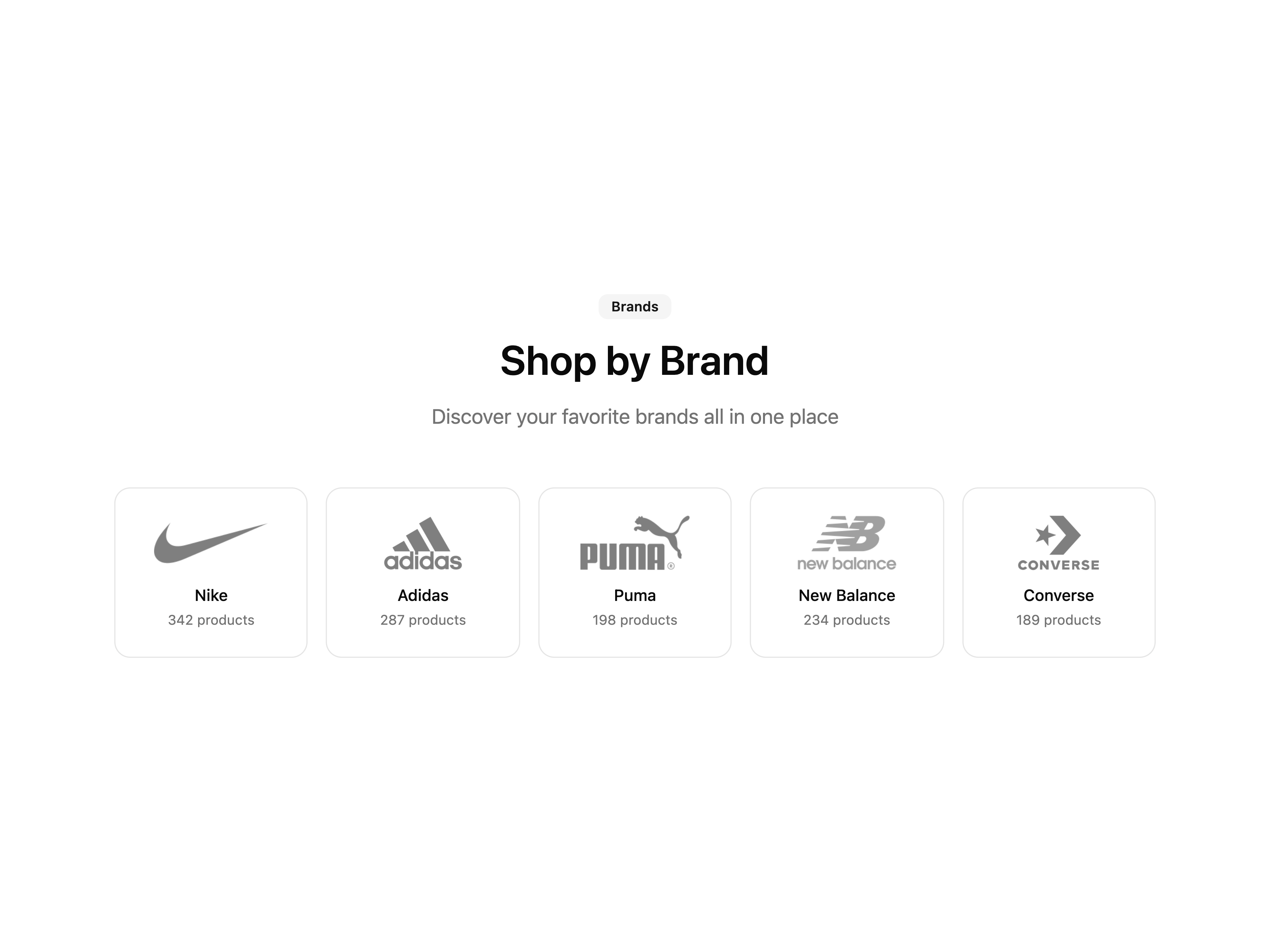 Shop by Brand Grid