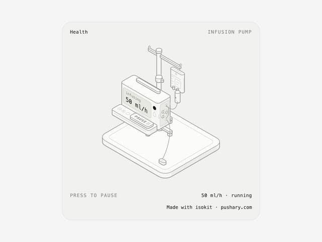 Infusion Pump Figure — React component for Tailwind & Next.js by aadilghani1