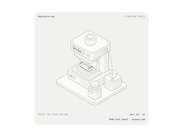 Stamping Press — React component for Tailwind & Next.js by aadilghani1