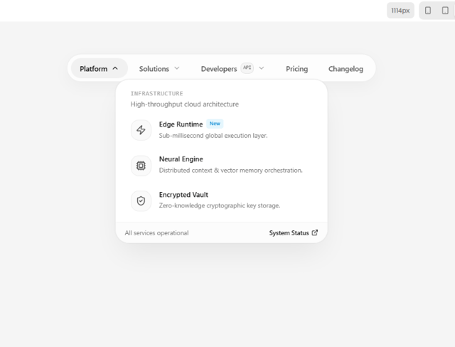 Morphing Island Navbar — Framer Motion component for React & Tailwind by Abusaid islam said