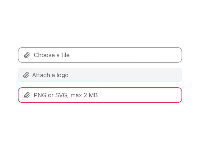 File Input — File Input component for React & Tailwind by ai 2