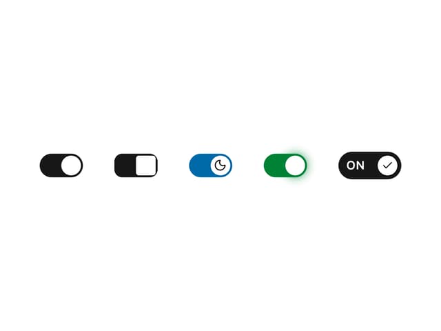 Styled Toggle Switches — Animated component for React & Tailwind by ai 2
