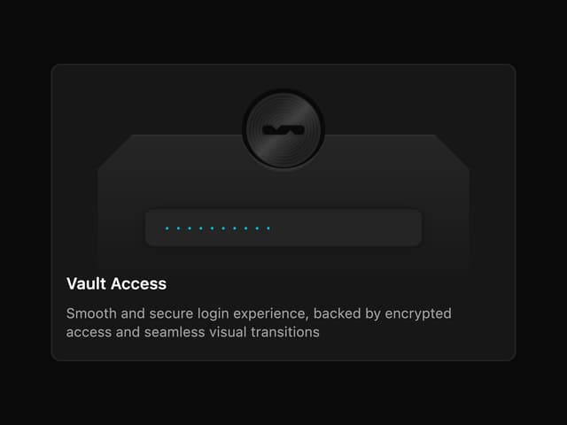 Vault Lock — Lock component for React & Tailwind by Aman Shakya