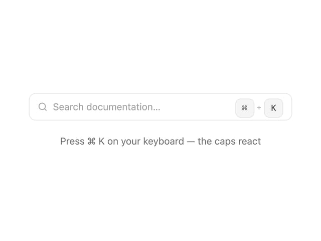 Kbd Key — Command Palette component for React & Tailwind by Arihant jain