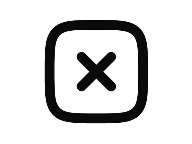 Cancel Square Icon