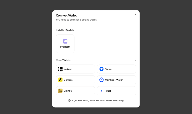 Authentication Modal