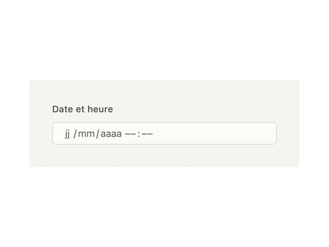 Date Input
