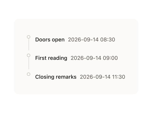 Timeline