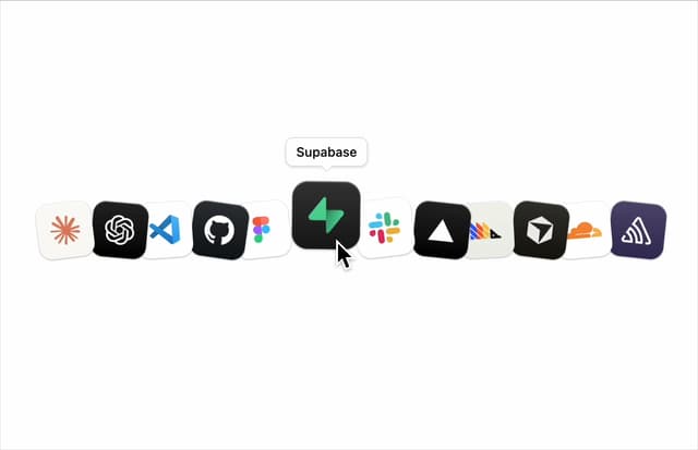 Techstack — Dock component for React & Tailwind by carol