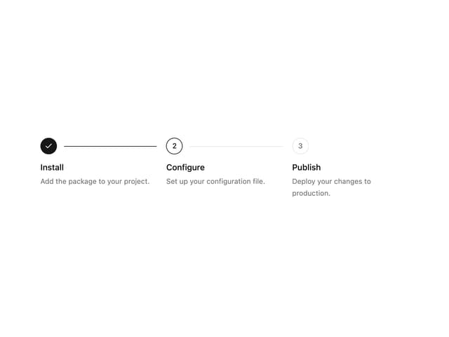 Stepper — UI component for React & Tailwind by corr