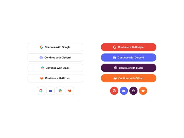 Social Login Button