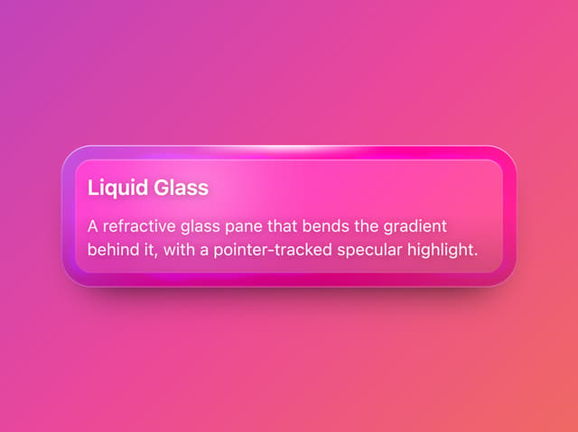 Glass Card — Glass component for React & Tailwind by Edu Calvo