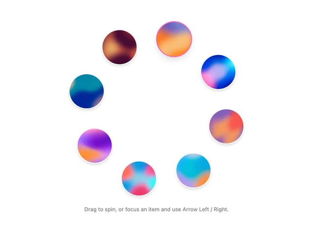Orbital Image Wheel — 3D component for React & Tailwind by Edu Calvo