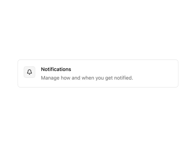 Icon Item — Notification component for React & Tailwind by felipemenezes098