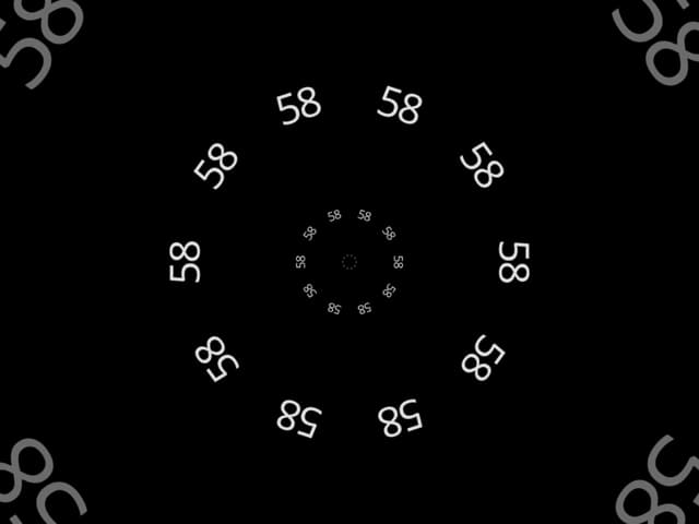 Numeric Tunnel — Loading Animation component for React & Tailwind by Hyperiux Vault